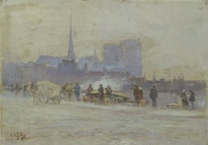 Notre-Dame, pohled z Quai de l
