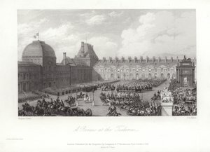Recenze v Tuileries od Eugene Louis Lami
