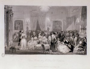 Společenský večer s vévodou z Orleansu (Ferdinand-Philippe nebo Ferdinand Philippe d
