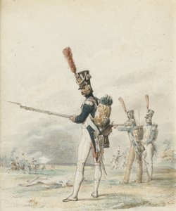 Pěchota Mladé gardy v roce 1812 od Eugene Louis Lami