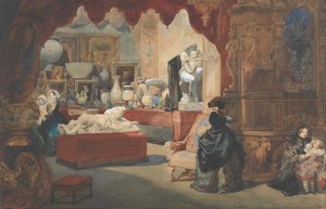 Interiér muzea, 19. století. od Eugene Louis Lami