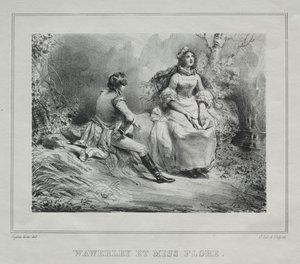 Malebné výhledy na Skotsko: Waverly a slečna Flora od Eugene Louis Lami