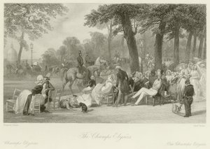 Champs Elysees od Eugene Louis Lami