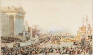 Překlad Napoleonova popela: 15. prosince 1840 od Eugene-Louis Lami