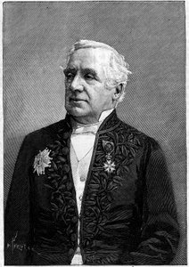 Portrét barona Felixe Hippolyte Larrey (1808-1895), francouzský chirurg, člen Akademie věd a Akademie medicíny od Eugene Pirou