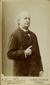 Portrét Leconte de Lisle 1818-1894, c. 1870. od Eugene Pirou