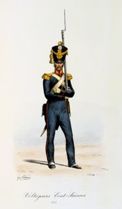 Voltigeurs, Cents-Suisses, 1815 od Eugene Titeux
