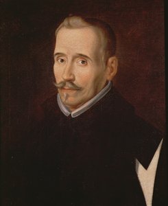 Portrét Lope Felixe de Vegy Carpia 1562-1635 olej na plátně detail 102965