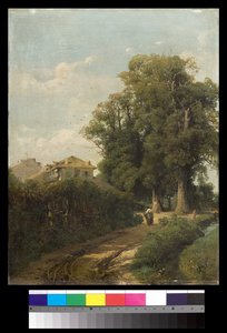 Okolí Milána z The Washerwomen at Magolfa, 1870