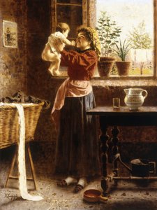 Tender Moment (olej na plátně) od Eugenio Zampighi