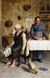 Domácí blaženost od Eugenio Zampighi
