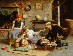 Hladové Turecko od Eugenio Zampighi