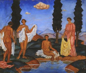 Koupání, 1910