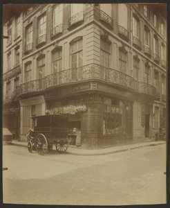 54 Rue Saint-Honoré a 1 Rue des Prouvaires, (1° Arr.) od Eugène Atget
