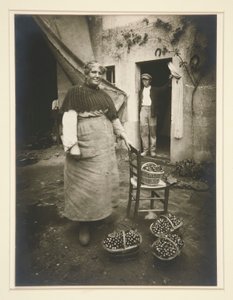 Žena z Verrieres od Eugène Atget