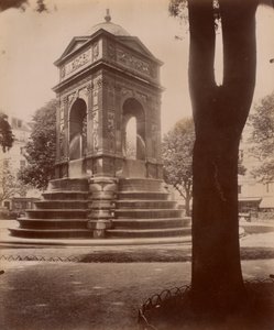 Fontaine des Innocents ze série Umění staré Paříže od Eugène Atget