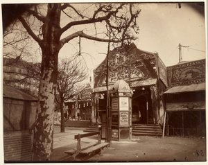 Fête Vaugirard (pouliční jarmark a stánek) od Eugène Atget