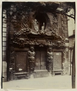 Hôtel de Fieubet nebo Hôtel de la Valette (současné soukromé zařízení Massillon), 2 bis quai des Celestins, 4. obvod, Paříž (tisk alba) od Eugène Atget
