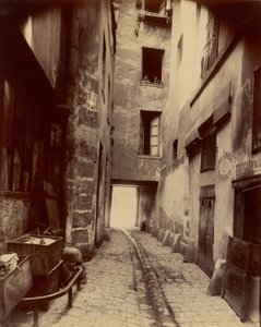 Vieille Cour, 22 rue Quincampoix od Eugène Atget