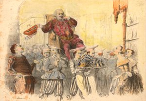 Ambroise Thomas - Sen noci svatojánské - Charles Battaille jako Falstaff (upraveno) od Eugene Battaille