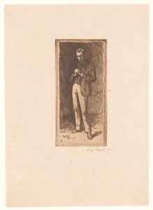 Autoportrét od Eugène Bejot (signed by artist)