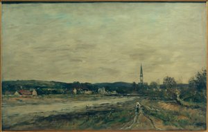 LHôpital-Camfrout od Eugene Louis Boudin
