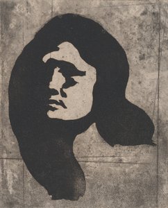 Hlava ženy, ca. 1904. od Eugène Carrière