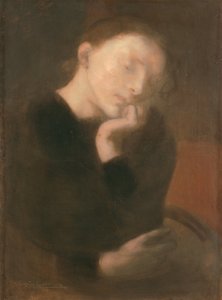Meditace od Eugène Carrière