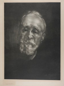 Portrét Puvis de Chavannes od Eugène Carrière