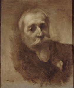 Portrét básníka, novináře a romanopisce Anatole France 1844-1924, c. 1900. od Eugène Carrière