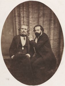 Portrét herce Pierra Bocage a přítele, c. 1860. od Eugène Colliau