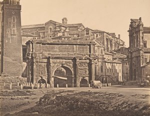 Oblouk Septimia Severa, 1848-52.