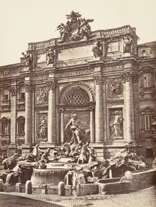 Fontána di Trevi, 1848-52.