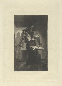 Kovář, 1833, 1833. od Eugène Delacroix
