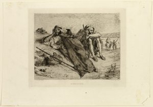 Arabové z Oranu od Eugène Delacroix