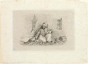 Náčelník Mohammed-Ben-Abou od Eugène Delacroix