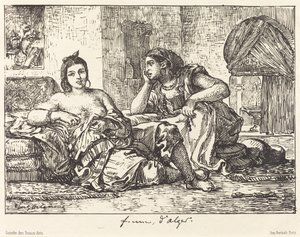 Ženy z Alžíru, 1833.