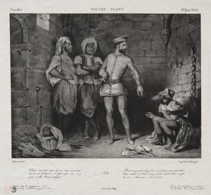 Fronte-Boeuf a Žid od Eugène Delacroix