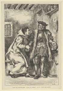 Goetz a Friar Martin, po 1845., po 1845. od Eugène Delacroix