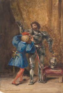Goetz von Berlichingen v brnění jeho Page George, 1826-27.