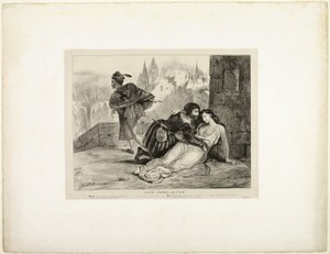 Jane Shore od Eugène Delacroix