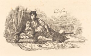 Židovka z Alžíru (Židovka z Alžíru a ulice v Alžíru) od Eugène Delacroix