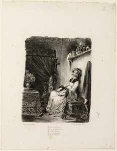 Markétka na kolovratu od Eugène Delacroix