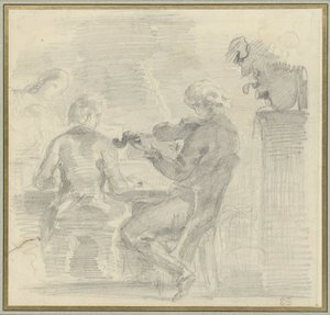 Hudební společnost od Eugène Delacroix