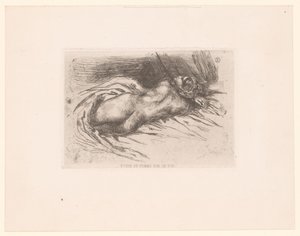 Nahá žena při pohledu zezadu Étude de femme, vue de dos (název na objektu)
