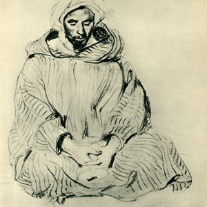Modlící se Arab, 1832, 1943. od Ferdinand Victor Eugene Delacroix