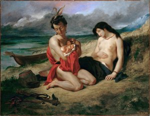 Natchez od Eugène Delacroix