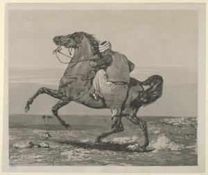 Turek nasedající na svého koně, 1824., 1824. od Eugène Delacroix
