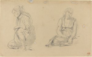 Ženy z Alžíru, 1833. od Eugène Delacroix