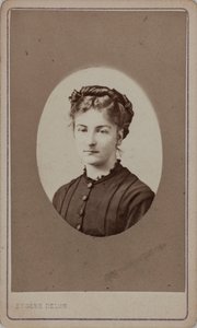 Portrét Jane Dieulafoyové 1851-1916, c. 1880. od Eugène Delon